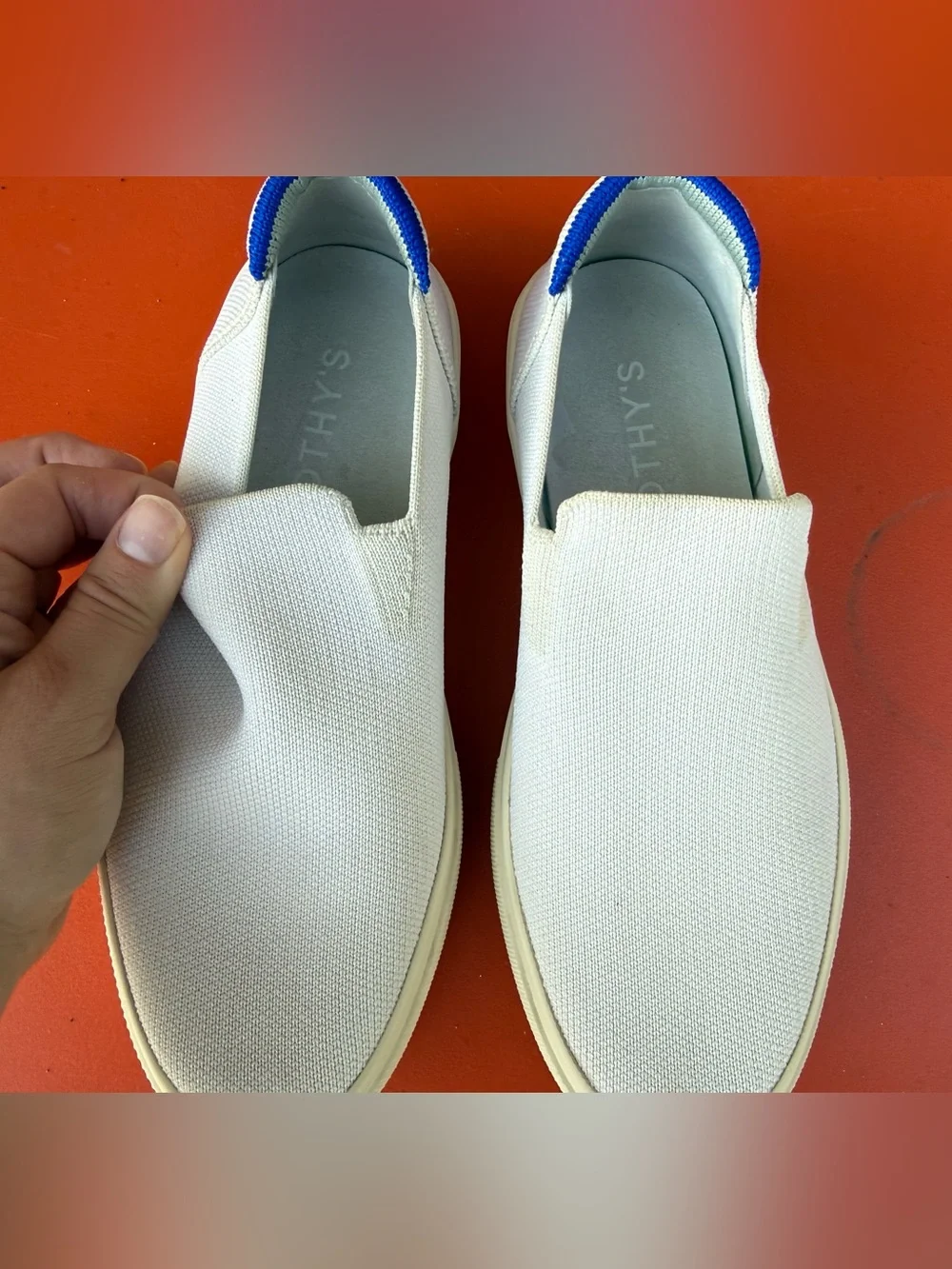 ROTHY'S The City Slip On Sneaker white